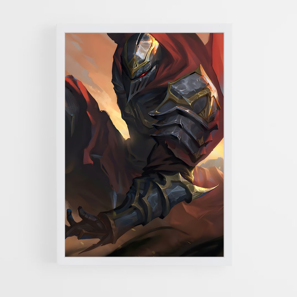 Poster Zed de lol – affiche League Of Legends (vue 3)